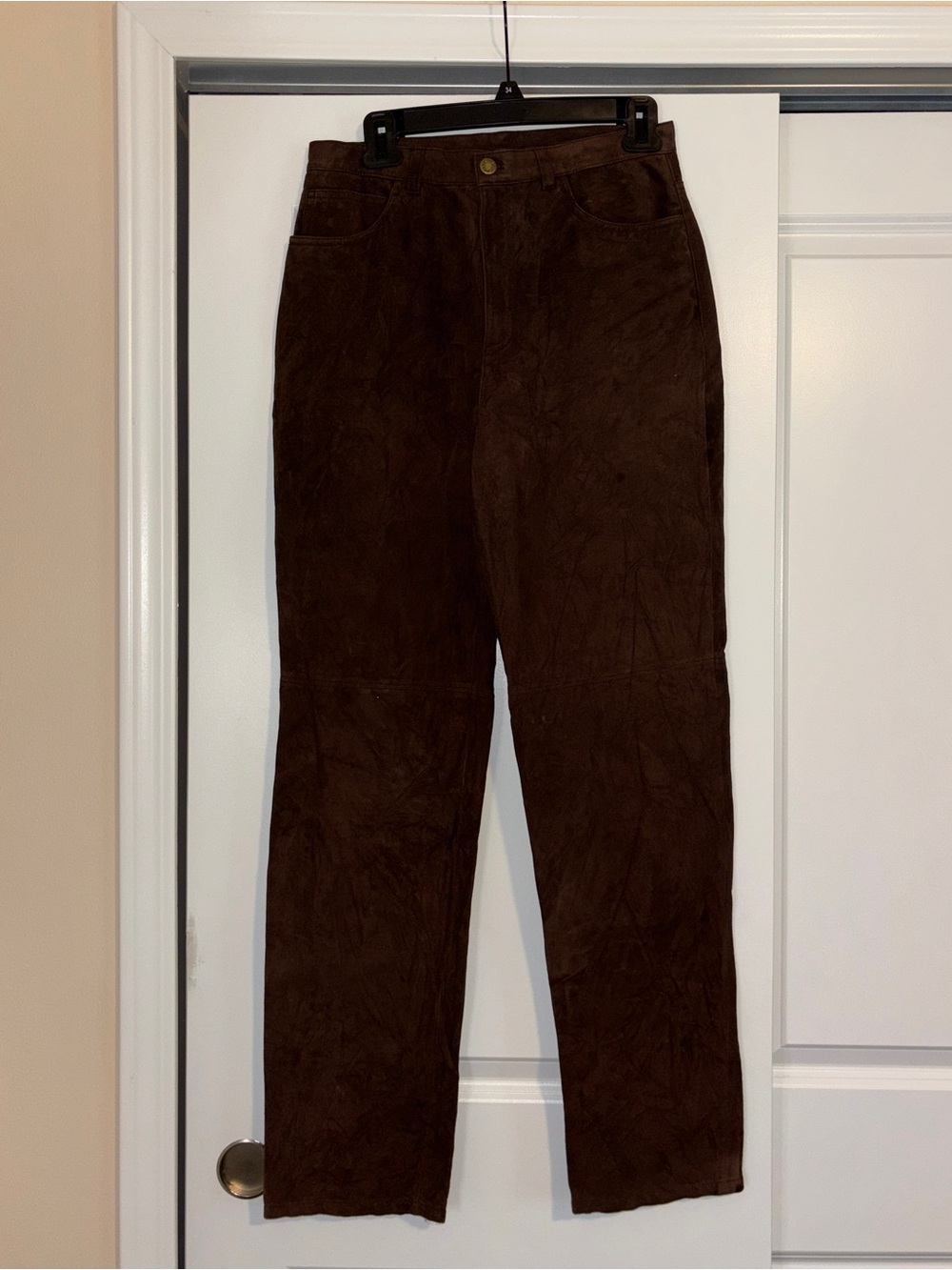 Vintage Jones New York Real Suede Brown Pants